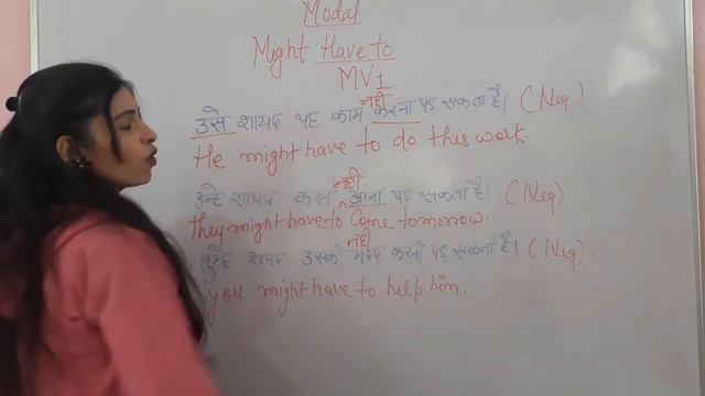 Use of Might have to(affirmative ,negative,interrogative sentence смотреть онлайн