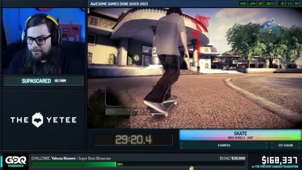 Skate by SupaScared in 45:04 - Awesome Games Done Quick 2023