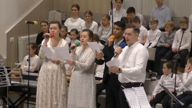 Ночь, ярко звёзды блестят | Христианское пение | г.Барнаул | МСЦ ЕХБ смотреть онлайн