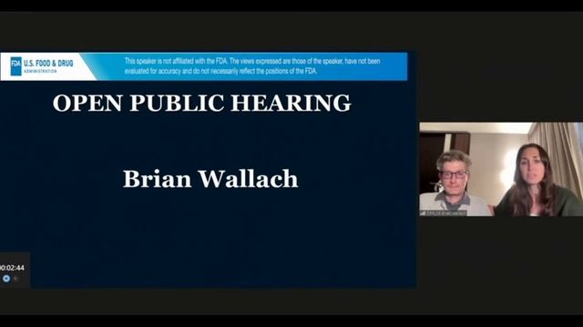 FDA Advisor Committee Meeting - Dr. Tony Windebank, and Brian Wallach & Sandra Abrevaya смотреть онлайн