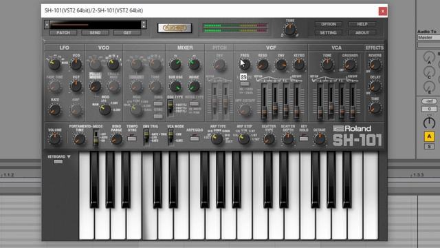 Roland SH-101 - Underground House Syle Bass смотреть онлайн