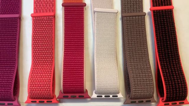 Apple Watch Pink Sport Loop Bands смотреть онлайн