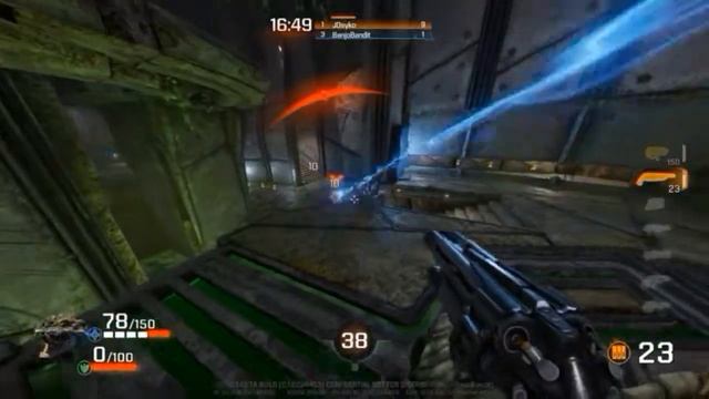 quake champions beta gameplay - 1v1 and parkour fun смотреть онлайн
