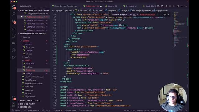 Vue 3 Quasar Supabase - 022 Paginação personalizada смотреть онлайн