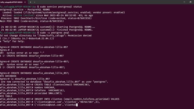 Desafio | Bases de datos relacionales смотреть онлайн