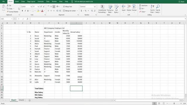 Excel 2019 Basic to Advanced in Malayalam Part 3 смотреть онлайн