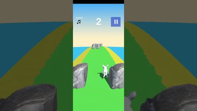 Hopping Bunny Racing Dodge Dash Game - Trying To Get More Score смотреть онлайн