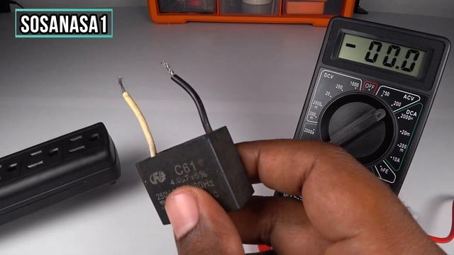 How to Test this Fan capacitor / condenser using a digital multimeter (Voltage Test) смотреть онлайн