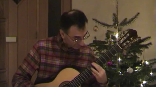 'We wish you a Merry Christmas' on guitar смотреть онлайн