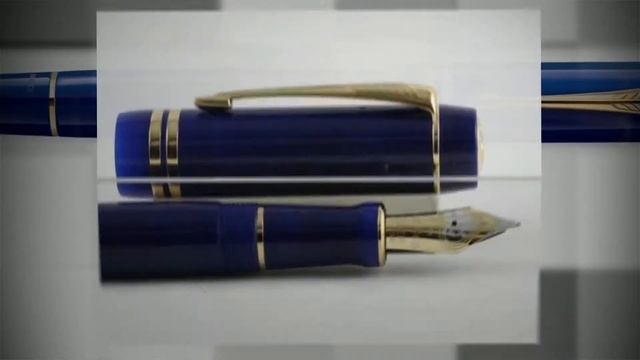 Перьевая ручка Parker Duofold Historical Colors Centennial F77, Lapis Lasuli GT смотреть онлайн