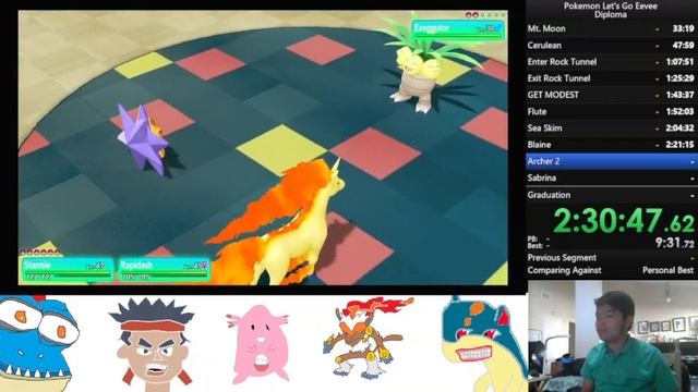 Pokemon Let's Go Diploma in 5:00:17 (Eevee Side with Razorsedge) смотреть онлайн