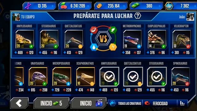 LUCHANDO EN UNA LIGA!! - -JURASSIC WORD THE GAME смотреть онлайн