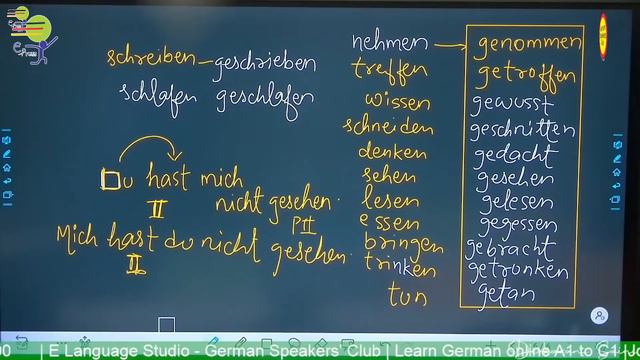 present perfect tense (haben or sein?) | Deutsch Grammatik смотреть онлайн