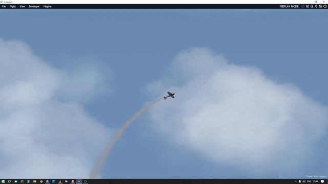 Як52 Xplane Авиакиберспорт  ПСВП комплекс №1 вид с судейского места