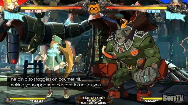 MILLIA RAGE Guilty Gear Xrd Revelator | Tutorial & Strategy Guide смотреть онлайн