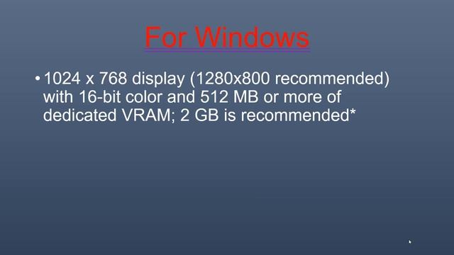 System Requirement for Photoshop 2018. смотреть онлайн
