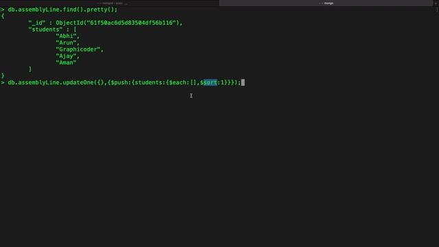 How to sort array elements in Mongodb | Hindi смотреть онлайн