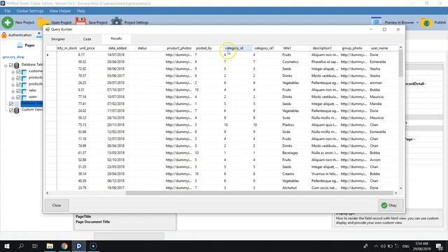 Creating and Managing Database Views in PHPRad studio. | Low Code смотреть онлайн