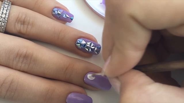 Популярный дизайн с чешуей дракона/объемные фигурки/ весенний маникюр с цветами смотреть онлайн