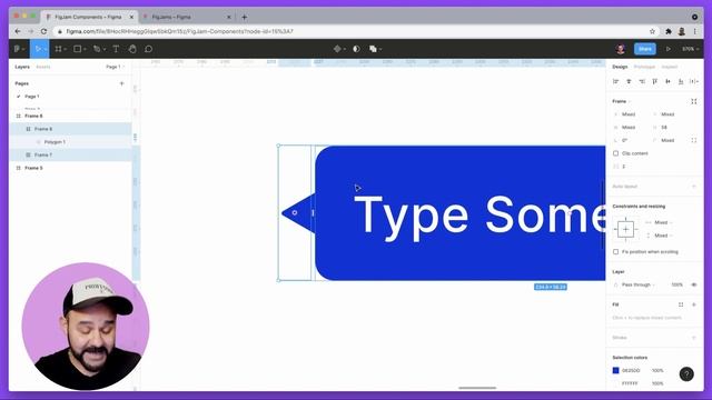 Figma Tip: Auto layout chat bubble components for FigJam made in Figma Design смотреть онлайн