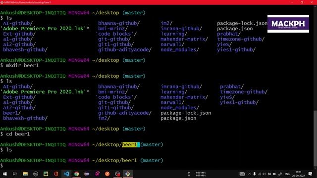 How to clone a repository using Git Bash tool | GitHUB #mackph смотреть онлайн