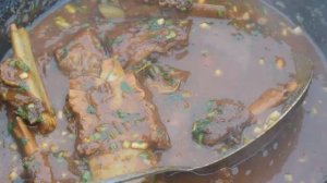 ТОМЛЕНЫЕ ГОВЯЖЬИ РЁБРА В КАЗАНЕ НА КОСТРЕ