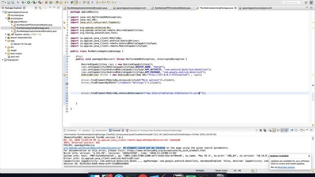 Scroll Into Element with Appium смотреть онлайн