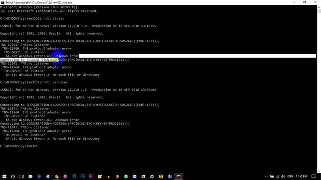 Configure Listener | listener Services not Starting | ORA 12541 TNS no listener | up netca in Oracl смотреть онлайн
