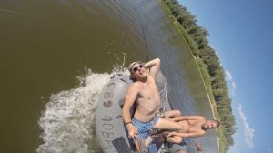 Катамаран Братан 380К + Китайский ПЛМ 5л.с. + 4чел.!