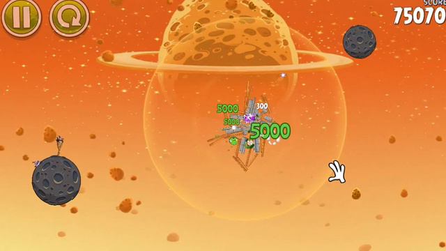 Angry Birds Space №5 Eggsteroid walkthrough смотреть онлайн