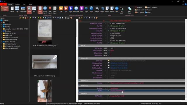 Editing image XMP metadata using Metadata++ смотреть онлайн