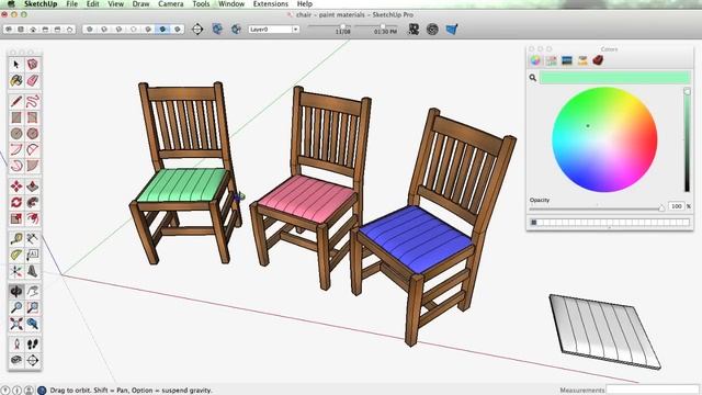 SketchUp Skill Builder: Applying Materials to Components смотреть онлайн