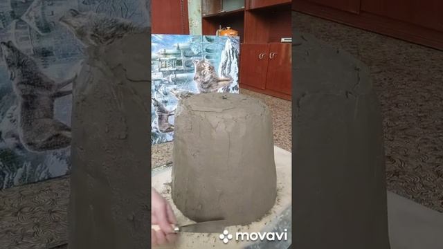 Садовый вазон из цемента своими руками/Оригинальный рисунок, легко и просто/in ozon do it yourself смотреть онлайн