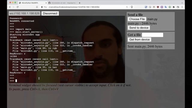 ESP32 Web Server - Async Micropython Tutorial смотреть онлайн