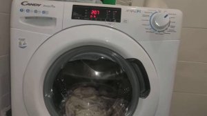 Candy SmartPro 7 kg CO4 117T1/2-07 White Cotton Max Temperature (90 or 95°C) part (1/4) Start Wash