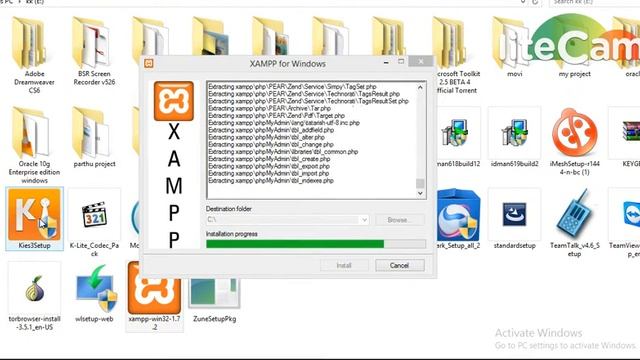 XAMPP installation setup on windows 8,7 смотреть онлайн