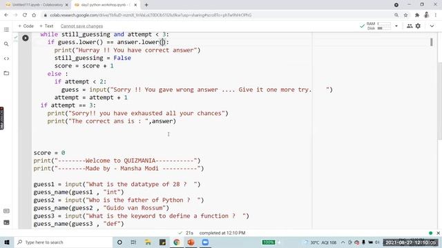 upGrad online recorded sessions Part 02 | learn python | online learning | python programming смотреть онлайн