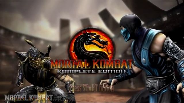 Mortal Kombat (2011) - Playstation 3 & Xbox 360 - Title Screen (Komplete Edition) смотреть онлайн