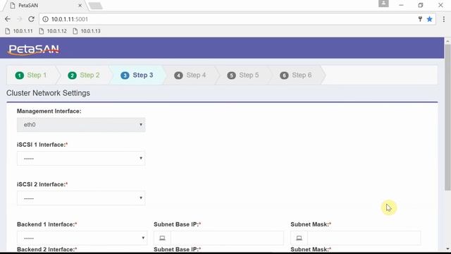 PetaSAN installation смотреть онлайн
