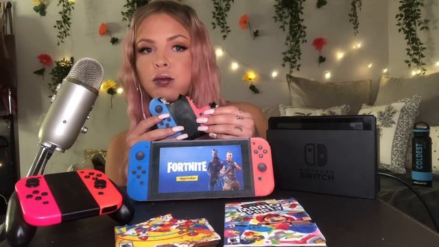 ASMR EDIBLE NINTENDO SWITCH (FAKE) GAME CONTROLLERS, FORTNITE VIDEO GAMES MUKBANG EATING SHOW 먹바 смотреть онлайн