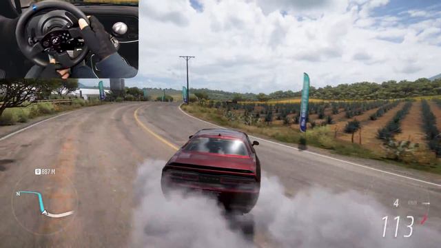 Rebuilding Dodge Challenger SRT Hellcat - Forza Horizon 5 (Steering Wheel + Shifter) Gameplay смотреть онлайн