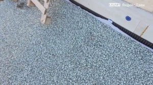 Мягкая отмостка. Что вышло после  гидроизоляции, утепления и засыпки щебнем