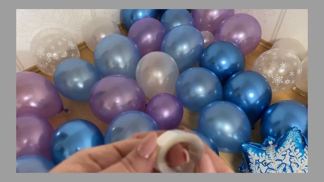 #Гирлянда из шаров Арка из шаров/ Декорация дня рождения из шаров/Фотозона Холодное сердце смотреть онлайн