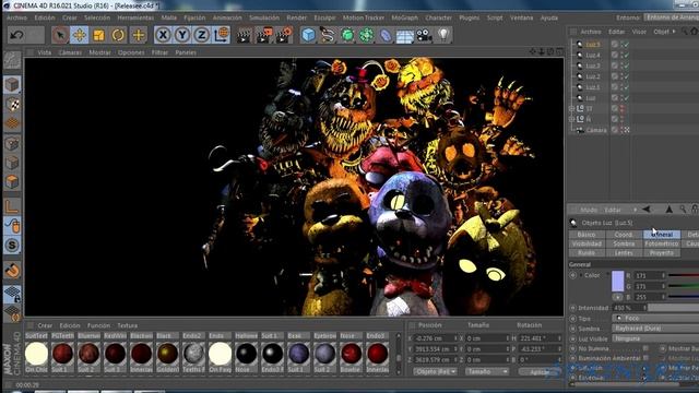 [C4D/SFM/Blender] FNaF Halloween Pack Download смотреть онлайн