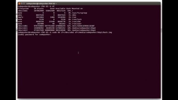 Backup Ubuntu With One Terminal Command