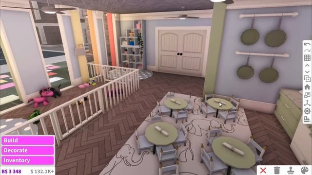 BUILDING A BLOXBURG DAYCARE FOR MY TOWN | roblox смотреть онлайн