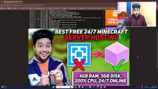 Top 5 Best Free Minecraft Server Hosting 2024 😍 | Best 24/7 Free Hosting 🔥 смотреть онлайн