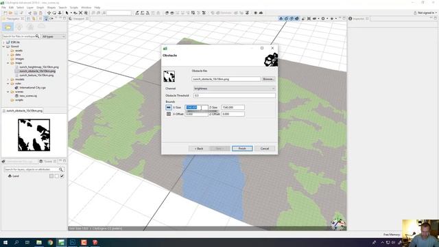 SketchUp   11    Карты высот ландшафт и препятствий  Экспорт ландшафта в SketchUp