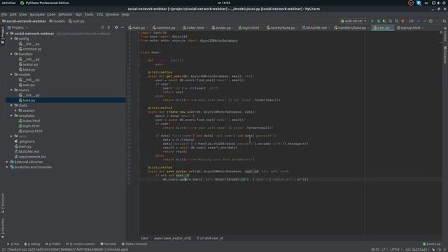 Создание социальной сети с помощью Python смотреть онлайн