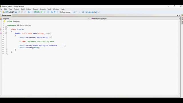 C# 1-dars Kirish смотреть онлайн